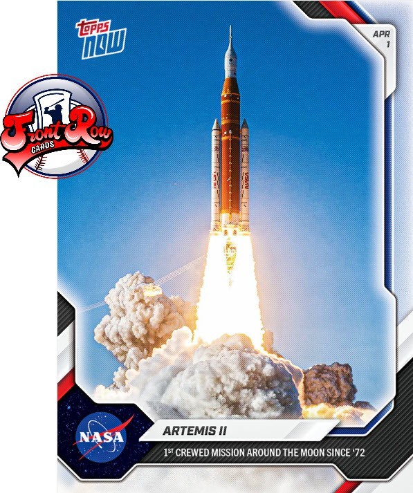 Artemis II - 2026 Topps NOW Card A201 Ships Today | eBay