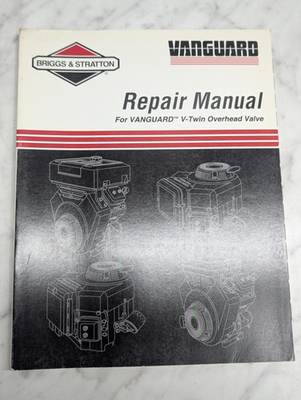 #ad #ad BRIGGS amp; STRATTON VANGUARD V Twin Overhead Valve Repair Manual Service Shop $45.89