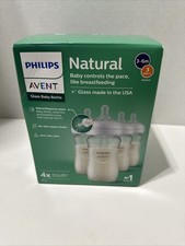 Philips Avent Glass Baby Bottles 8oz Pack Of 4