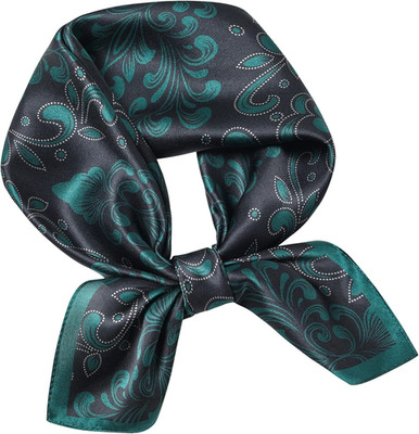 100% Mulberry Silk Scarf 25.6''x25.6'' Square Women Neckerchief Headscarf - Lightw