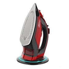 Cordless Iron for Clothes - 1500W Steam Iron with Non-Stick Ceramic Soleplate...