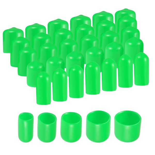Gummi-Endkappen,1/4 Zoll,3/8 Zoll,1/2 Zoll,3/4 Zoll,7/8 Zoll,GrüN,100Stk-image
