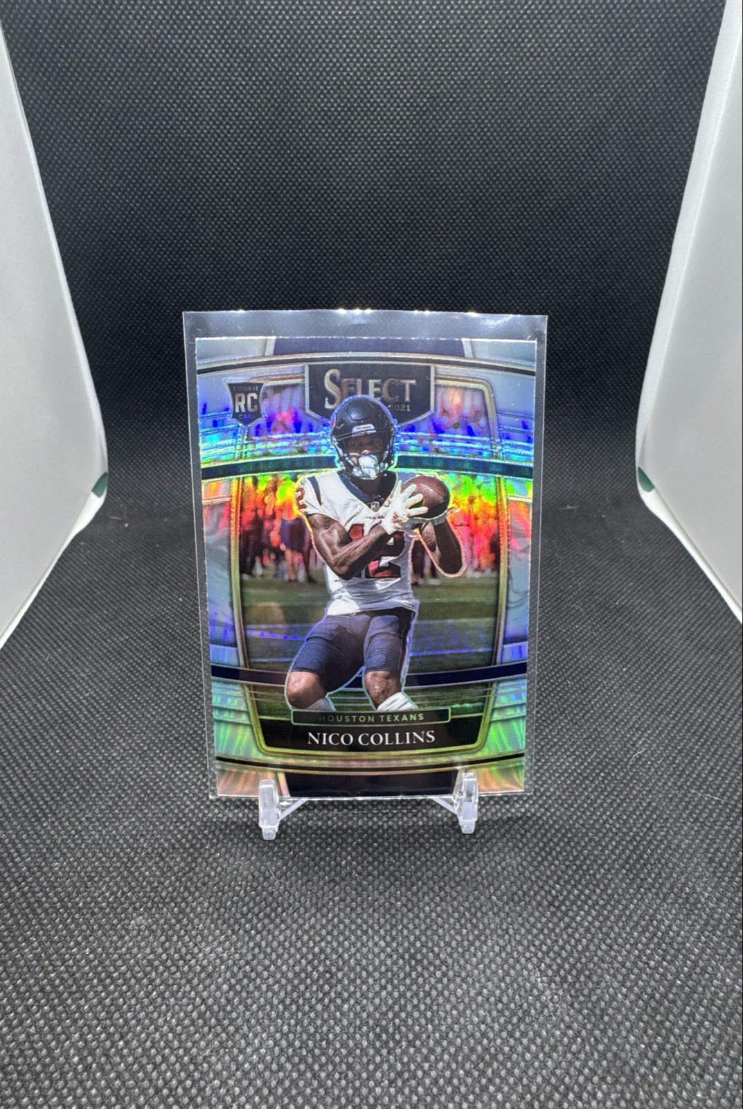 2021 Panini Select - Concourse Nico Collins #69 Silver Prizm (RC)