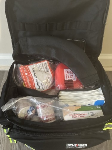 Scherber trauma bag- SCHTB200B Small Black Bag Brand New - Picture 3 of 3