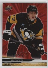 2024-25 Upper Deck Series 2 Outburst Red 10/25 Ryan Graves #379 4et