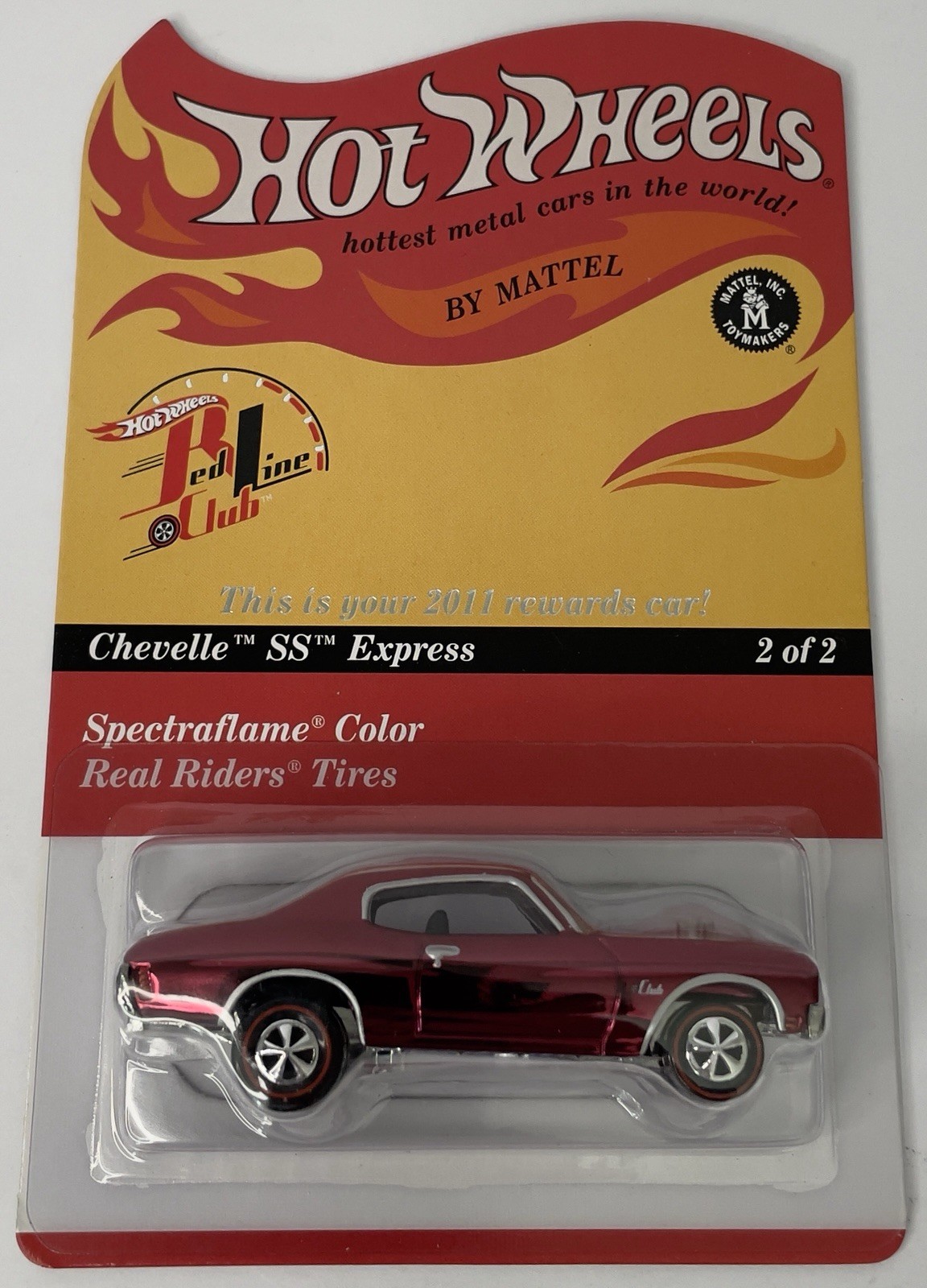 Hot Wheels RLC 2011 Rewards Car Chevelle SS Express #02529/04574 w/ Protector