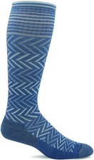 Sockwell Women's Chevron Moderate Graduated Compression Sock Small-Medium
