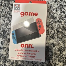 Game Onn. Glass Screen Protector For Nintendo Switch NEW SEALED 2 PACK LOT