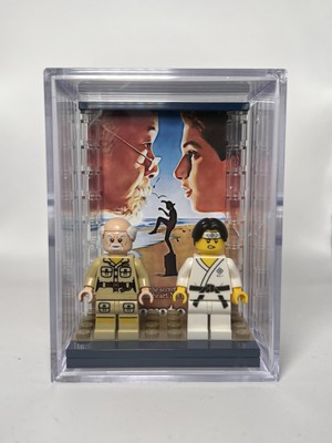Display Case For MOC Lego Karate Kid Mr Miyagi MINIFIGS