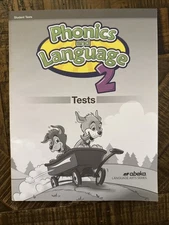 Abeka Phonic And Language 2 Student Tests Workbook, Homeschool Language Arts