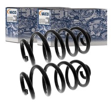 2X VAICO FAHRWERKSFEDER FEDERN SATZ HINTEN passend für AUDI A6 C6 4F + Avant