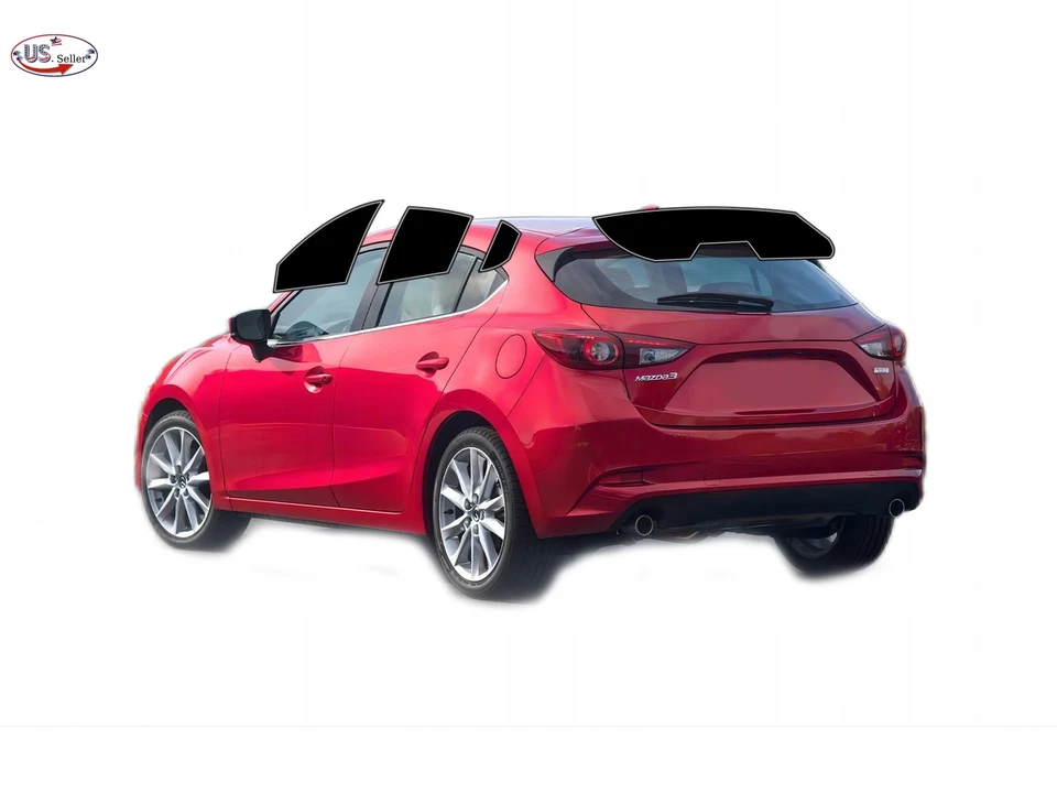 Computerized Custom PreCut 2Ply Window Tint Film Kit For ALL Mazda 3 - Image 3 of 4