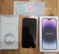 Apple iPhone 14 Pro Max - 128 GB - Deep Purple Unlocked . Great 9/10