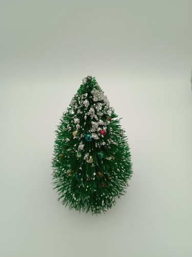 10 1/4 In Wire Christmas Tree with Snow & Decorations - Picture 15 of 19