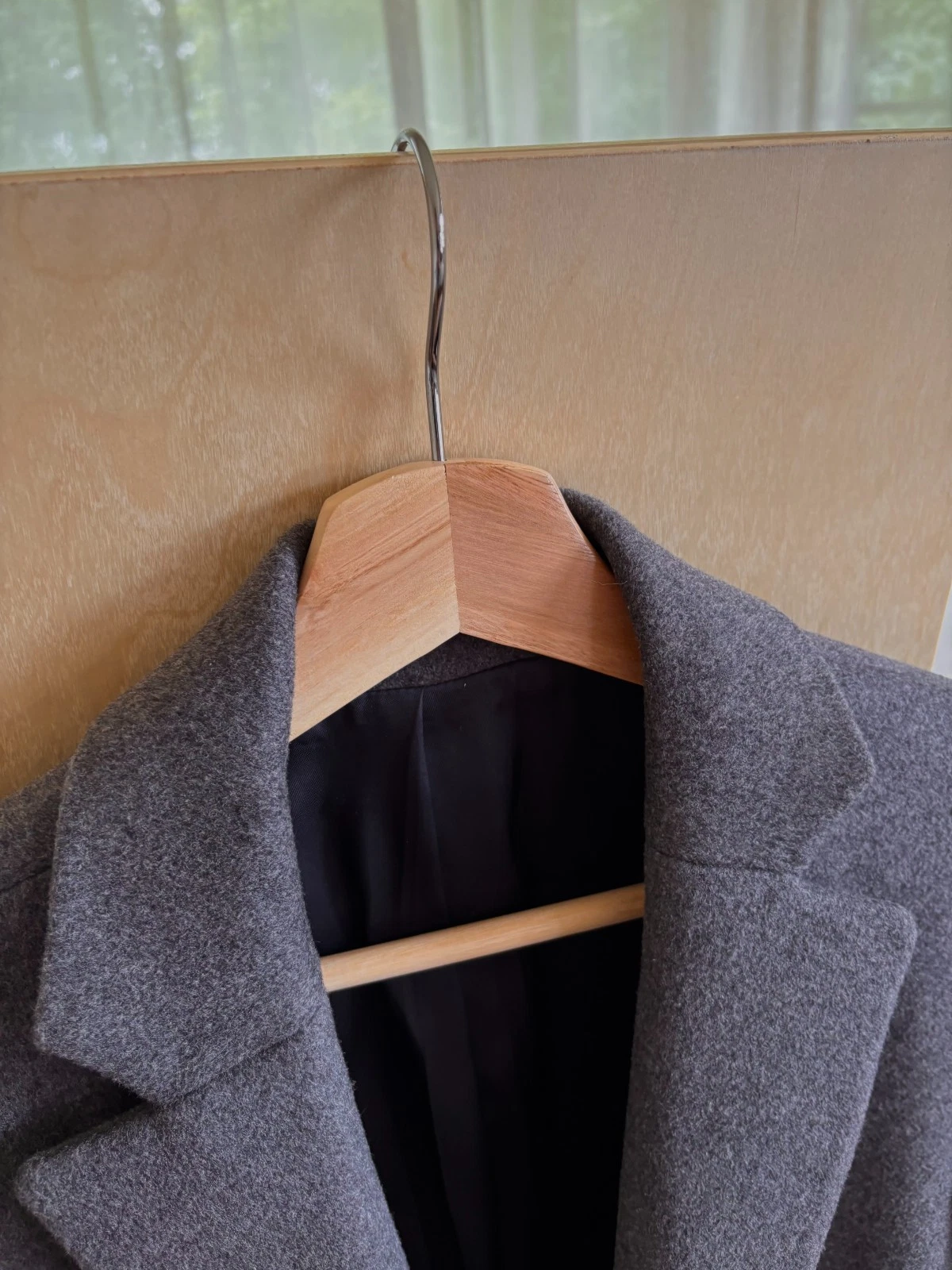 Acne Studios Gavin Melange Wool Gray Overcoat Men’s Sz 44 (XS) - product detail image 3