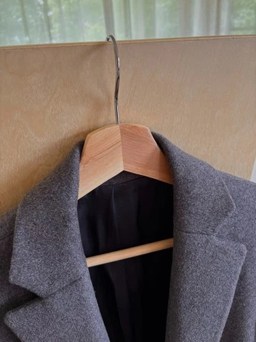 Acne Studios Gavin Melange Wool Gray Overcoat Men’s Sz 44 (XS) image 3