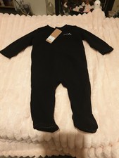 Babies Fleece Pyjamas 24- 36 Months Black