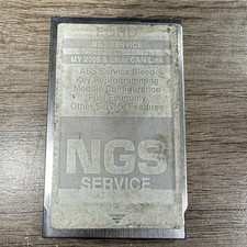 Ford Ngs Service Card My 2005 Later Can Link Version 2.0 Hickok 2004
