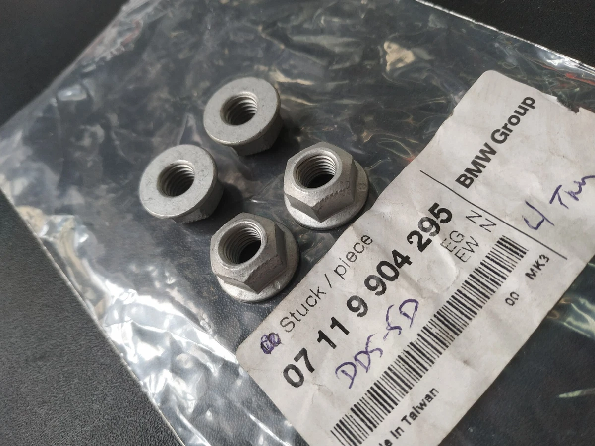 BMW self-locking collar nuts(4) !NEW! GENUINE 07119904295 | eBay