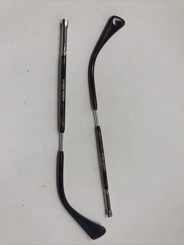 GIORGIO ARMANI GA 844 O7H 145mm BROWN SILVER TEMPLE ARM PARTS HD85