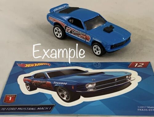 Hot Wheels 70 Ford Mustang Mach I Mystery Models Series 1 #12, 2018 - Picture 1 of 4