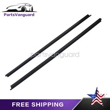 2 Pieces Weatherstrip Door Belt Fit For Nissan Pickup D21 Hardbody 1986-1997
