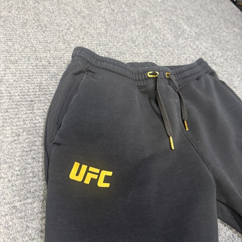 Venum UFC Sweatpants Mens XL Black Gold Stretch Fleece Jogger Pants Casual Gym - Picture 7 of 16