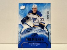 2021-22 Upper Deck Ice 2020-21 Base Ice Premieres /1299 Niko Mikkola #109 Hockey