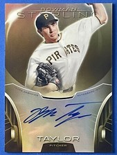 2013 Bowman Sterling Prospect Gold Refractor Auto Blake Taylor 20/50 BSAP-BT