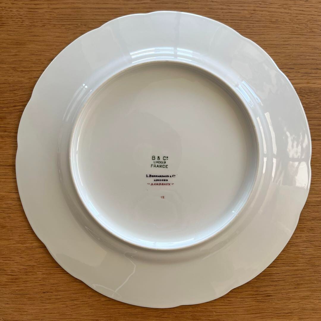 L. BERNARDAUD B&C Limoges BARBEAUX Plate 26cm 5 Set | eBay