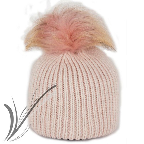 Cappello rosa donna con pon pon invernale berretto da ragazza caldo sci |  eBay