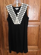 NWT DRESS BARN COLLECTION Black Dress Sz 8 MSRP $40.00