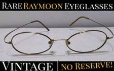   VINTAGE  RayMoon Eyeglasses / Eyeglass Frames - Very Unique Bendable Arms