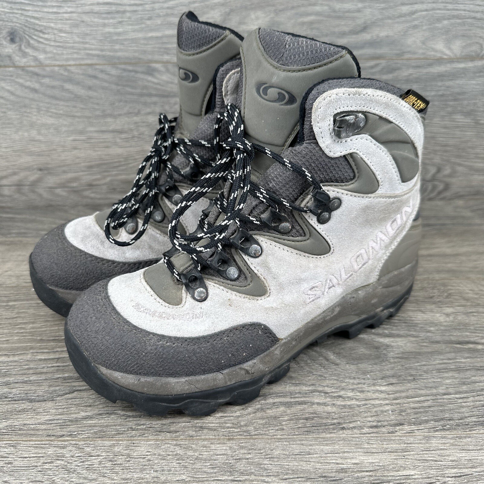 Salomon Stivali da trekking donna misura 7 5 Grigio Nero 37716 01 A