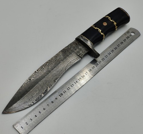 Handmade Custom - Damascus Bowie Knife - Full Tang - FREE & FAST POST - OZ STOCK - Picture 3 of 8