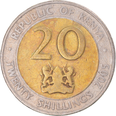1345851] Coin, Kenya, 20 Shillings, 2005 | eBay