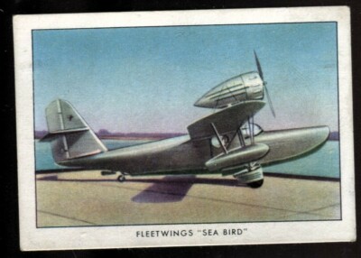 Brown & Williamson, Wings, Modern American Airplanes, 1940, Fleetwings Sea Bird, #30