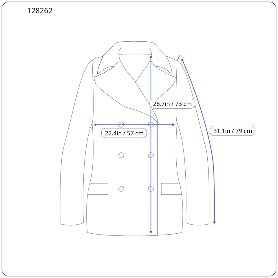 Lobo By Pendleton Manteau Homme (UK) 40 Fermeture Éclair Laine Col Polo Poches - Photo 3/4