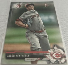 2017 Bowman Draft Baseball Jacob Heatherly Cincinnati Reds 1st Bowman #BD-18