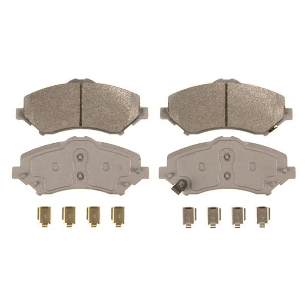 For Dodge Grand Caravan 08-14 ThermoQuiet Semi-Metallic Front Disc Brake Pads Foto 2 de 3
