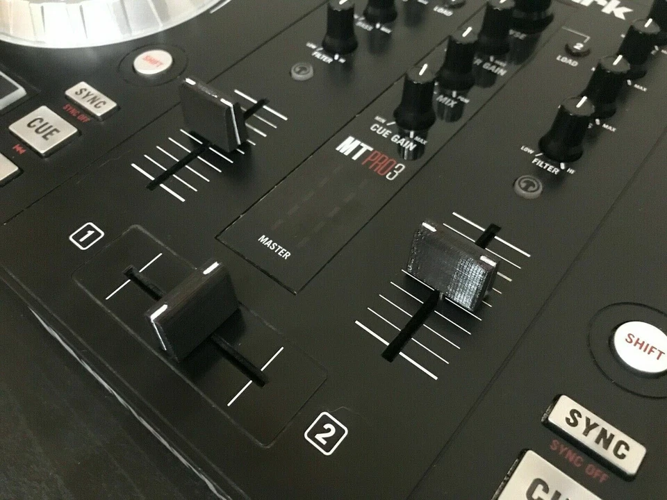 Mixtrack Pro 3 DJ Fader Slider Cap Knob Replacement Controller / Scratch Numark  - Image 2 of 2
