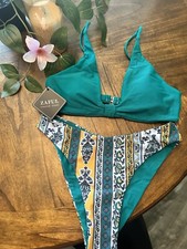 ZAFUL Forever Young Bikini - NEW IN BAG - Aqua Eve - Size Small