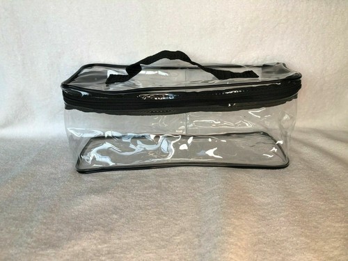 Nuevo * plástico transparente con cremallera Cosmético Vinilo Grande  Maquillaje bolsa bolsa estuche | eBay