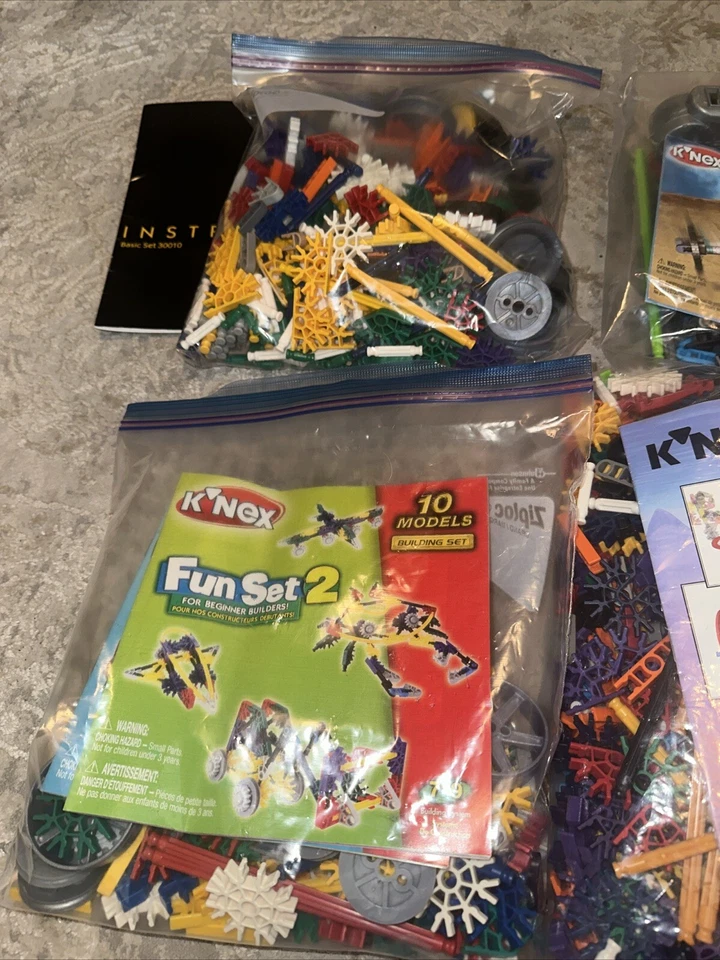 Lote de 6 Juegos K'NEX KNEX De Colección COMPLETOS K-Force Defense Station Vela Corredor Diversión Foto 2 de 4