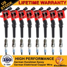Paquete de 8 bobinas de encendido y bujías de iridio para Ford Crown Victoria 4,6 L 1998-2011