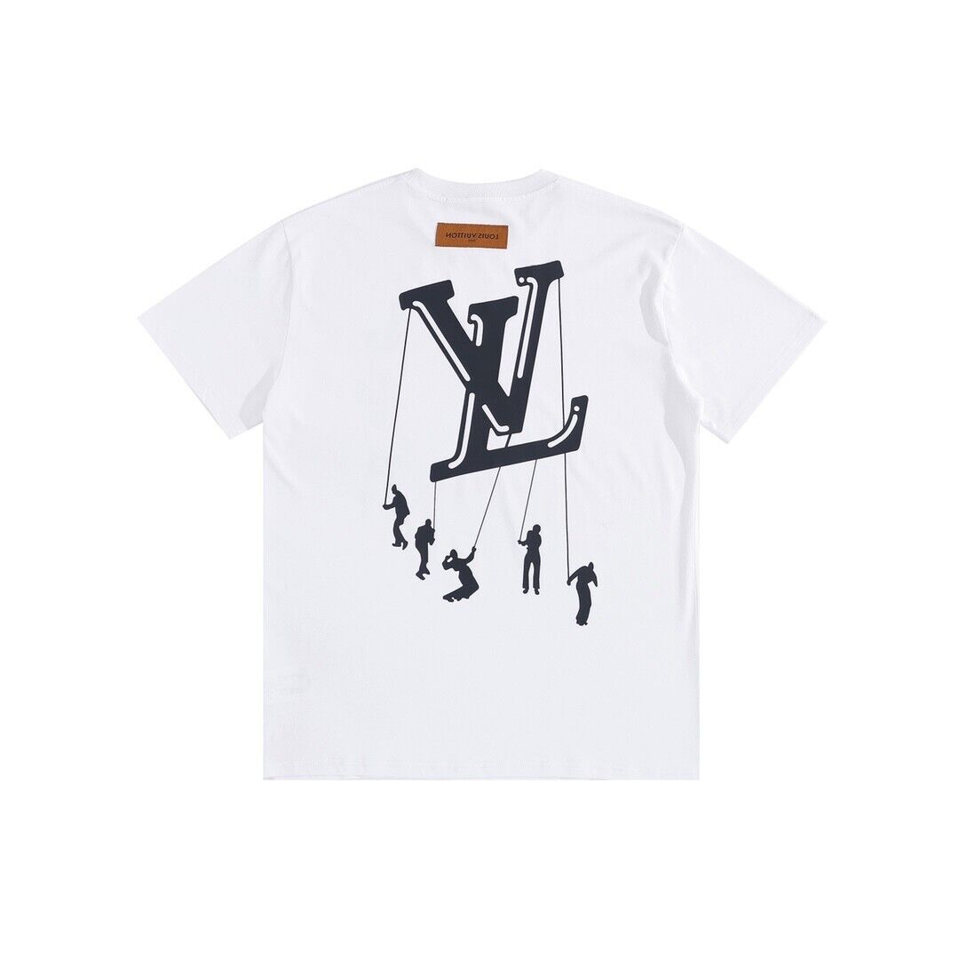 Louis Vuitton Floating Lv Printed T Shirt -M | Ebay