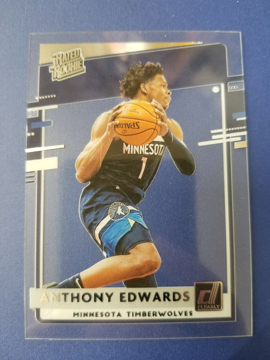 Anthony Edwards 2020-21 PANINI CLEARLY DONRUSS RATED ROOKIE Anthony Edwards 2020-21 PANINI CLEARLY DONRUSS RATED ROOKIE