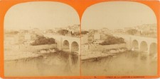Frankreich Marseille Chemin Corniche, Foto Stereo Vintage Albumin Ca 1865