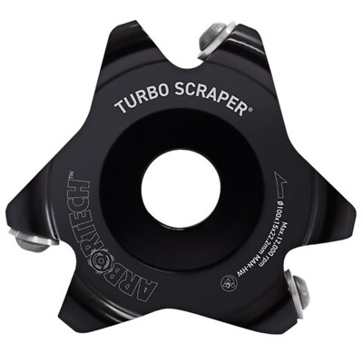 Arbortech Turbo Scraper, Holzschaber Profi Frässcheibe 100mm für Winkelschleifer