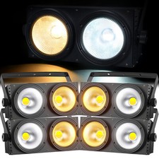 200W COB LED DMX Par Light DJ Party Stage Light Blinder Spot Lighting Warm Cool